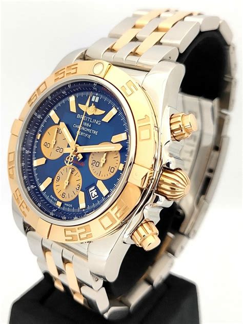 breitling chronomat 44 two tone|breitling chronograph 44 review.